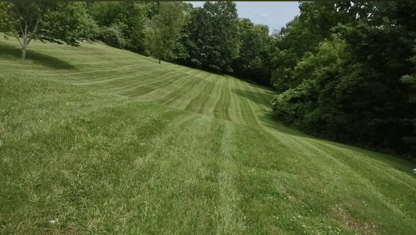 Lawn mowing - This is a mowing job we do for our good customer John! It’s right under 2 acres