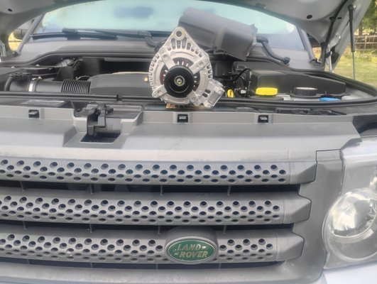 alternator - customer States vehicle died on the road towed it back to the house and did a voltage check found out alternator was not putting out in the right amount amperage. installed new alternator and job came out well done another customer happy