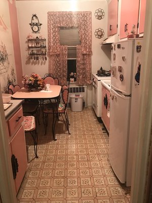 Jackson Heights Queens Coop Kitchen and Bathroom Renovation. - This Jackson Heights Coop Kitchen and Bathroom remodel took the apartment from the 1950’s to modern times.