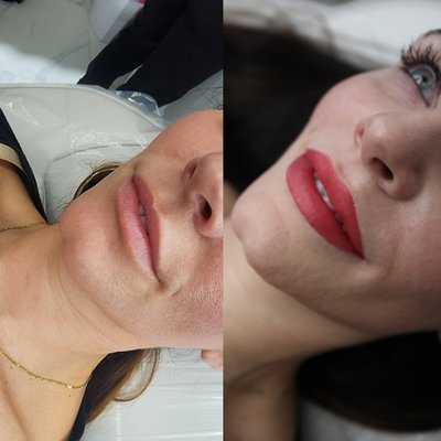 lip blush tinting - Lip blushing is a semi-permanent tattoo process that boosts the shape and color