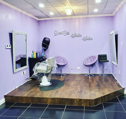 Welcome to the DivaOut Studio Salon - CREATING YOUR BEST LOOK - Let us help you shine!
Book your appointment today, call us 1-678-837-8383! Welcome to the DivaOut Studio Salon - CREATING YOUR BEST LOOK - Let us help you shine!
Book your appointment today, call us 1-678-837-8383!