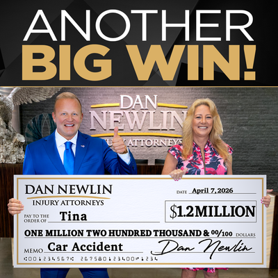 Client Success - Winning for Our Clients, One Case at a Time!
"I was crashed into and my boyfriend said you have to call Attorney Dan Newlin. Calling Dan was my best decision. His team was fully bi-lingual and treated me like family. Dan won my case and got me $750,000. Gracias Dan!" - TATIANA
"I was crashed into by a careless driver and I called Attorney Dan Newlin and Dan got me $1,500,000.00! Thanks Dan!" - ALEX
"I was involved in a very back wreck and Attorney Dan Newlin got me a check for $3,000,000.00! Thanks Dan!" - DESTINY Client Success - Winning for Our Clients, One Case at a Time!
"I was crashed into and my boyfriend said you have to call Attorney Dan Newlin. Calling Dan was my best decision. His team was fully bi-lingual and treated me like family. Dan won my case and got me $750,000. Gracias Dan!" - TATIANA
"I was crashed into by a careless driver and I called Attorney Dan Newlin and Dan got me $1,500,000.00! Thanks Dan!" - ALEX
"I was involved in a very back wreck and Attorney Dan Newlin got me a check for $3,000,000.00! Thanks Dan!" - DESTINY