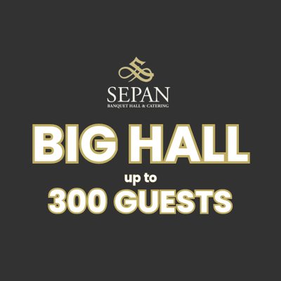 BIG Hall - Capture a glimpse of our spacious "Big Hall" boasting an impressive capacity for up to 300 guests. BIG Hall - Capture a glimpse of our spacious "Big Hall" boasting an impressive capacity for up to 300 guests.