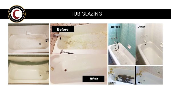Tub Glazing - Tired of your old, worn, stained bathtub and tile? Why not have it re-glazed and breathe new life to it. Give us a call or request for a quote today! Tub Glazing - Tired of your old, worn, stained bathtub and tile? Why not have it re-glazed and breathe new life to it. Give us a call or request for a quote today!