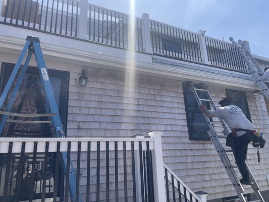 Seamless Gutters Quincy - Seamless gutters installation for another happy client in Quincy,MA
