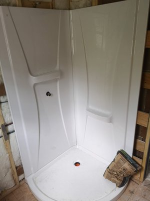 Complete Shower Kit Install w/ Magnetic Frameless Rolling Doors - Beautiful 2 bedroom apartment in Durham, Ontario. Contacted to install the shower kit by property owners for development renovations. Complete Shower Kit Install w/ Magnetic Frameless Rolling Doors - Beautiful 2 bedroom apartment in Durham, Ontario. Contacted to install the shower kit by property owners for development renovations.