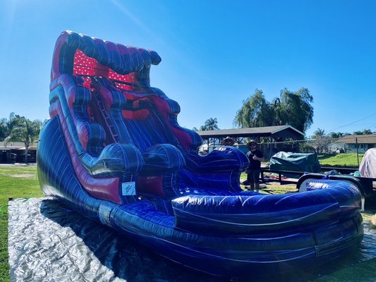 18Ft Purple Blue Wave Water Slide - Make a splash at your next event with our 18Ft Purple Blue Wave Water slide with Local Empire Party Rentals. Contact us with any questions you may have in mind . Serving all Inland Empire 18Ft Purple Blue Wave Water Slide - Make a splash at your next event with our 18Ft Purple Blue Wave Water slide with Local Empire Party Rentals. Contact us with any questions you may have in mind . Serving all Inland Empire