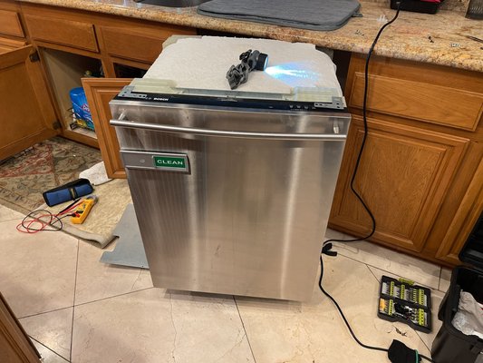 Dishwasher replaced drain pump - Replace drain pump Dishwasher replaced drain pump - Replace drain pump