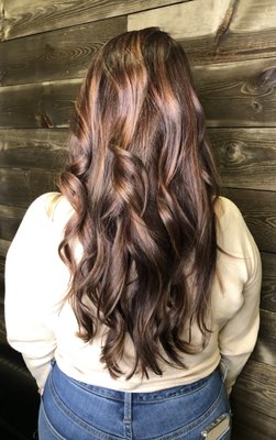 Stylist Feature: Jenny - Jenny started her “journey in hair” back in 2006 at the Aveda Institute, Minneapolis and has been a part of the Accolades Salon Spa team since 2007. From taking advanced education yearly to educating fellow staff, she has developed a passion to create the perfect cut and color for your lifestyle.
Jenny’s specialties in cuts range from short women’s hair or the perfect bob, to soft face framing layers on long hair. She prides herself on using texture and functional weight removal to personalize a look for you, while allowing your look to grow out as best as possible.
If you’re looking to cover up those pesky greys, add color that shows off your personality and style or enhance the natural you – Jenny’s your girl! She loves using artistic techniques to create dimensional color that is uniquely you, while maintaining the integrity of your hair. Stylist Feature: Jenny - Jenny started her “journey in hair” back in 2006 at the Aveda Institute, Minneapolis and has been a part of the Accolades Salon Spa team since 2007. From taking advanced education yearly to educating fellow staff, she has developed a passion to create the perfect cut and color for your lifestyle.
Jenny’s specialties in cuts range from short women’s hair or the perfect bob, to soft face framing layers on long hair. She prides herself on using texture and functional weight removal to personalize a look for you, while allowing your look to grow out as best as possible.
If you’re looking to cover up those pesky greys, add color that shows off your personality and style or enhance the natural you – Jenny’s your girl! She loves using artistic techniques to create dimensional color that is uniquely you, while maintaining the integrity of your hair.