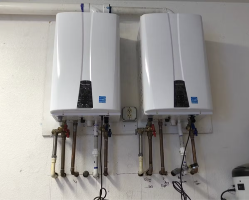 Tankless Water Heater Installation - Ready to upgrade to endless hot water and improved energy efficiency?  We specialize in tankless water heater installations that are tailored to your home's specific needs.  Whether you're replacing an old system or installing a tankless unit for the first time, we handle the job from start to finish with expert precision.  We work with top brands and ensure every installation meets local code and manufacturer specifications.  Our team will help you choose the right size and model, provide upfront pricing, and complete the install cleanly and professionally.