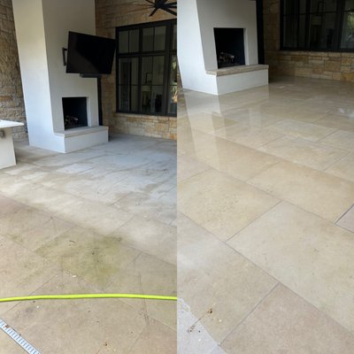 Pool Patio Cleaning - This project was done in Westlake Hills in Austin, TX. We did a full pressure washing cleaning of the patio lounge area by the swimming pool. Pool Patio Cleaning - This project was done in Westlake Hills in Austin, TX. We did a full pressure washing cleaning of the patio lounge area by the swimming pool.