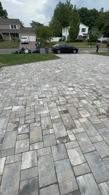 Stony Brook Interlock Brick Paving Project - This was a conversion from a old asphalt driveway, to a new brick paver driveway, walkways and patio. Stony Brook Interlock Brick Paving Project - This was a conversion from a old asphalt driveway, to a new brick paver driveway, walkways and patio.