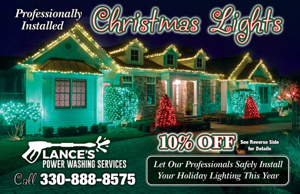 Christmas Lights - This is how we do Christmas lights. You pick out the lights. We come out and do an estimate. Then we put them up, take them down and store them for you. Christmas Lights - This is how we do Christmas lights. You pick out the lights. We come out and do an estimate. Then we put them up, take them down and store them for you.