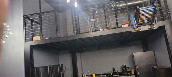 Welded loft - This is a welded loft that we did in Dallas.