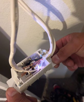 Faulty Switch Repair - Switch was faulty causing a dangerous fire risk for the home owners. Faulty Switch Repair - Switch was faulty causing a dangerous fire risk for the home owners.