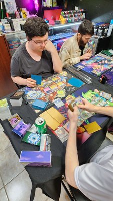 Pokemon Locals Sundays 6 PM - This is our weekly Pokemon TCG locals Sundays at 6 pm. Our judges will help build your deck and teach you if you’re a new player. The bulk is free! Always looking for more people! Pokemon Locals Sundays 6 PM - This is our weekly Pokemon TCG locals Sundays at 6 pm. Our judges will help build your deck and teach you if you’re a new player. The bulk is free! Always looking for more people!