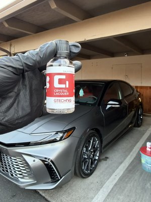 5 Year Ceramic Coating+Paint Correction+2 Year Wheel Ceramic Coating+2 Year Window Ceramic Coating - This brand-new 2024 Toyota Camry, with only 300 miles, came to us for a full exterior enhancement and long-term protection. Our customer trusted us to bring out a true showroom-quality finish, and we take that trust seriously.
To begin, we performed our clay bar treatment and multi-stage decontamination process to properly prep the surface for correction. Once the paint was clean and fully stripped of contaminants, we completed a precision paint correction to eliminate micro-scratches, swirls, and factory imperfections. Even new vehicles benefit greatly from paint correction, as any defects left untouched will be sealed in once ceramic coating is applied.
For maximum durability and gloss, we protected the vehicle with a 5-year professional ceramic coating on the paint, a 2-year ceramic coating on all windows, and a 2-year wheel ceramic coating to guard against brake dust and road grime.
Another vehicle looking better than brand-new and fully protected for years to come. 🚘✨ 5 Year Ceramic Coating+Paint Correction+2 Year Wheel Ceramic Coating+2 Year Window Ceramic Coating - This brand-new 2024 Toyota Camry, with only 300 miles, came to us for a full exterior enhancement and long-term protection. Our customer trusted us to bring out a true showroom-quality finish, and we take that trust seriously.
To begin, we performed our clay bar treatment and multi-stage decontamination process to properly prep the surface for correction. Once the paint was clean and fully stripped of contaminants, we completed a precision paint correction to eliminate micro-scratches, swirls, and factory imperfections. Even new vehicles benefit greatly from paint correction, as any defects left untouched will be sealed in once ceramic coating is applied.
For maximum durability and gloss, we protected the vehicle with a 5-year professional ceramic coating on the paint, a 2-year ceramic coating on all windows, and a 2-year wheel ceramic coating to guard against brake dust and road grime.
Another vehicle looking better than brand-new and fully protected for years to come. 🚘✨