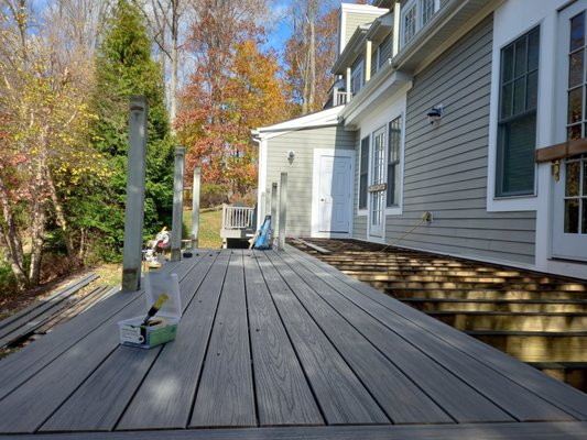 Trex Composite Decking - Trex deking, railing and fascia installations, new making or using existing restructure, we can make it happen. Trex Composite Decking - Trex deking, railing and fascia installations, new making or using existing restructure, we can make it happen.