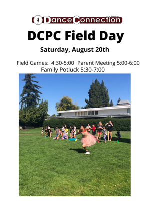 Dance Connection Performing Company Field Day 2022 - After two years off, Dance Connection 2022-2023 Season Performing Company dancers celebrated some fun and field games outdoors at our Cubberley studio field. Lot of fun and laughter, parent meeting, and a potluck dinner!