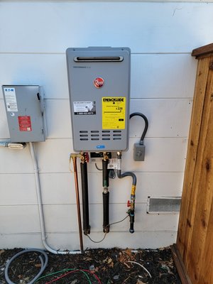 Tankless Installation - New Tankless installation includes repiping gas and water supply Tankless Installation - New Tankless installation includes repiping gas and water supply