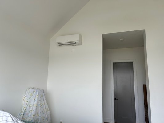Mini Split System - New mini split system for clients in Boulder. Custom ducting to blend in with rock on outside. Electric included Mini Split System - New mini split system for clients in Boulder. Custom ducting to blend in with rock on outside. Electric included