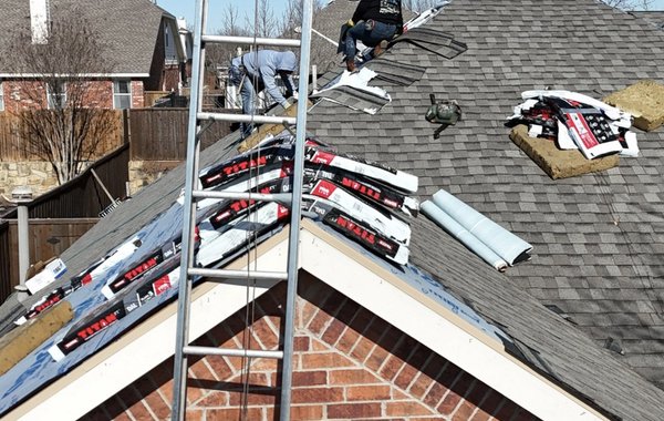 Roofing & more done in McKinney - This roof was in very bad condition when we met this client Roofing & more done in McKinney - This roof was in very bad condition when we met this client