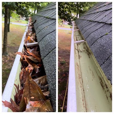 Gutter Cleaning - Thorough cleaning and safe removal of debris from gutters and downspouts to ensure proper water flow, prevent clogs, and protect your home's foundation and roofline. Gutter Cleaning - Thorough cleaning and safe removal of debris from gutters and downspouts to ensure proper water flow, prevent clogs, and protect your home's foundation and roofline.