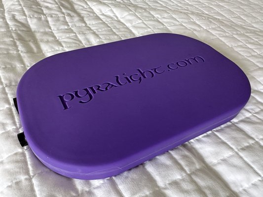 Infrared Light Therapy - Deeply penetrating therapeutic infrared light has been used for decades to heal and help in recovery of damage to bones, tissues, tendons, muscles and organs.

Infrared Light is also an excellent overall ‘body tonic’ promoting a healthier cellular environment for wellbeing and vitality.

The six LED infrared lights in the PyraLight pad are superpulsed simultaneously at three biologically important frequencies offering specific frequency healing:
2Hz – Delta for deep relaxation/meditation and encouraging better sleep. This frequency suppresses the production of cortisol (a hormone generated when a person is stressed), produces 2 anti-aging hormones (DHEA and Melatonin) and it produces serotonin production in the gut.
 
8Hz – Schumann for creating a harmonic healthy tissue environment that replicates Earth’s base resonance frequency. This frequency enhances rejuvenation, overall well-being and protects living cells from ambient EMF’s allowing for increased immune protection and reduced absorption of depression inducing chemicals.

40Hz Gamma for integrating and balancing both hemispheres in the brain. This frequency promotes a sense of peace and spiritual awareness.