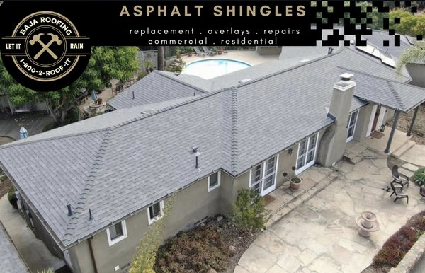 Asphalt Composition Roofs - Call us for any residential or commercial roof. We offer the top brands like Owens Corning as well as presidential designer shingle options. Asphalt Composition Roofs - Call us for any residential or commercial roof. We offer the top brands like Owens Corning as well as presidential designer shingle options.