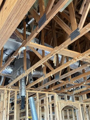 Residential renovation in Islesworth - This customer choose to rebuild a portion of their Islesworth home. The General Contractor hired us on to put in all new ductwork, ventilation and 2 new high effciency Rheem systems. Residential renovation in Islesworth - This customer choose to rebuild a portion of their Islesworth home. The General Contractor hired us on to put in all new ductwork, ventilation and 2 new high effciency Rheem systems.