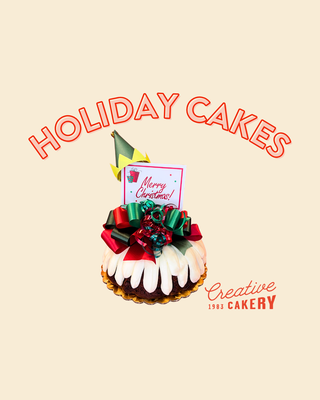 Holiday/Seasonal Cakes - Shop our fun and festive Christmas and Holiday Cakes! Call or order online to get your special cake!