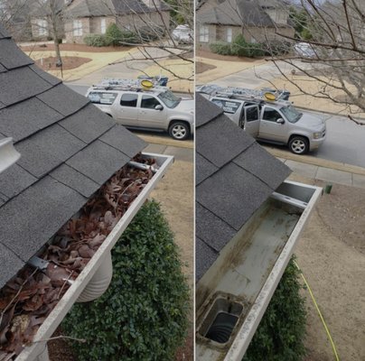 Homes in the Bay Area saved from deteriorating. - Dirty gutters turned new again !