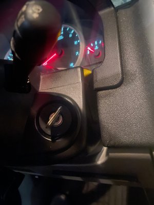 2006 Chevy Equinox ignition replaced - Customer called me after getting stranded at another locksmith's shop. A duplicate she got made didn't work and also messed up her ignition lock so her original didn't work anymore either. She called me after the locksmith who duplicated her key did not take responsibility. Upon inspection of the cylinder, I could see one of the tumblers was stuck inside, perhaps because the duplicate wasn't deburred properly. I was able to get the bad cylinder out and replaced it a new one, keyed to her existing key so still the same key goes to the door and the ignition, 2006 Chevy Equinox ignition replaced - Customer called me after getting stranded at another locksmith's shop. A duplicate she got made didn't work and also messed up her ignition lock so her original didn't work anymore either. She called me after the locksmith who duplicated her key did not take responsibility. Upon inspection of the cylinder, I could see one of the tumblers was stuck inside, perhaps because the duplicate wasn't deburred properly. I was able to get the bad cylinder out and replaced it a new one, keyed to her existing key so still the same key goes to the door and the ignition,