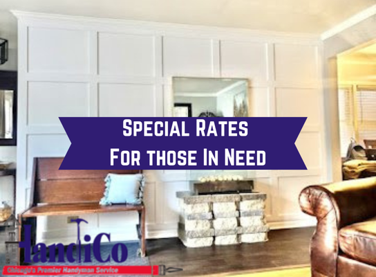 Special Rates for Those in Need - We've all been there. Call today!