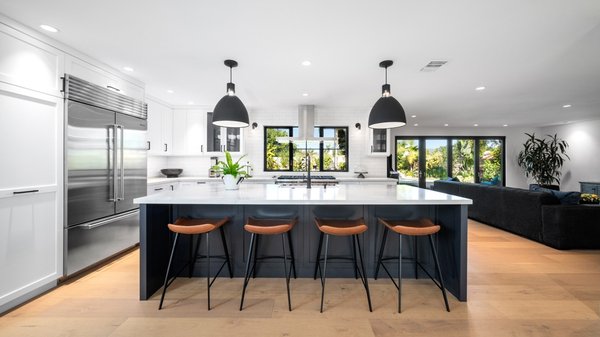 Del Ray Estate - The ground floor of this residence was completely redesigned and reconfigured to create a bright and beautiful open entertaining space.