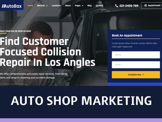 Auto Body Shop Website - Auto Body Shop was looking to improve its online presence, Search Engine Projects started with a complete redesign of the website. The new website improved business online presence in local communities. Auto Body Shop Website - Auto Body Shop was looking to improve its online presence, Search Engine Projects started with a complete redesign of the website. The new website improved business online presence in local communities.