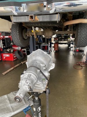 Transmission Swap On A 1996 Chevy - We sourced a high-quality replacement and got to work, carefully removing the old unit and installing the new one with precision. From the torque converter to the transmission mount, every component was checked and replaced as needed. We also performed a fluid flush, updated the filter, and made sure everything was torqued to spec.
Now this '96 Chevy is back on the road, shifting smooth and running strong. Whether it’s daily driving or weekend cruising, this classic is ready to roll. Transmission Swap On A 1996 Chevy - We sourced a high-quality replacement and got to work, carefully removing the old unit and installing the new one with precision. From the torque converter to the transmission mount, every component was checked and replaced as needed. We also performed a fluid flush, updated the filter, and made sure everything was torqued to spec.
Now this '96 Chevy is back on the road, shifting smooth and running strong. Whether it’s daily driving or weekend cruising, this classic is ready to roll.