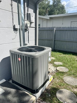 Rheem system install - This was a complete install of a new Rheem seer2 rated system. Rheem system install - This was a complete install of a new Rheem seer2 rated system.