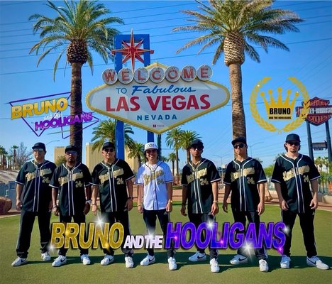 Bruno and the Hooligans Jerseys - This band wanted to create their own set of uniforms to wear during their performances, so we made them custom jerseys to match their colors. Bruno and the Hooligans Jerseys - This band wanted to create their own set of uniforms to wear during their performances, so we made them custom jerseys to match their colors.