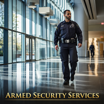 Armed Guard Services - Our Armed Security Services provide a heightened level of protection for environments that require advanced risk mitigation and immediate response capability. Guardian Eagle Security armed officers are extensively trained, licensed, and equipped to safeguard high value assets, sensitive facilities, and locations with elevated security concerns.
Deployed at financial institutions, government facilities, critical infrastructure sites, high profile properties, and events, our armed professionals combine a strong visual deterrent with disciplined judgment and strict adherence to legal standards. Each officer undergoes rigorous firearms training, scenario based response instruction, and ongoing qualification to ensure readiness and professionalism.
Beyond their tactical capability, our armed officers are trained in situational awareness, de escalation techniques, and detailed incident documentation. The result is a balanced security approach that prioritizes safety, control, and accountability while maintaining a professional presence that reflects the standards of Guardian Eagle Security. Armed Guard Services - Our Armed Security Services provide a heightened level of protection for environments that require advanced risk mitigation and immediate response capability. Guardian Eagle Security armed officers are extensively trained, licensed, and equipped to safeguard high value assets, sensitive facilities, and locations with elevated security concerns.
Deployed at financial institutions, government facilities, critical infrastructure sites, high profile properties, and events, our armed professionals combine a strong visual deterrent with disciplined judgment and strict adherence to legal standards. Each officer undergoes rigorous firearms training, scenario based response instruction, and ongoing qualification to ensure readiness and professionalism.
Beyond their tactical capability, our armed officers are trained in situational awareness, de escalation techniques, and detailed incident documentation. The result is a balanced security approach that prioritizes safety, control, and accountability while maintaining a professional presence that reflects the standards of Guardian Eagle Security.