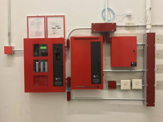 Manual and Automatic Fire Alarm System -
One Way Voice Fire - Client had been paying tremendous amount of money in service calls and they did not want to have a new system installed. They came to us and after a free consultation we proposed a complete solution even though they had no Drawings We Engineered a retrofit of the existing system. Brought the system up to code using the existing circuit, Satisfied Fire Marshal code compliance Requests and made a complete life safety system 100% Reliable Manual and Automatic Fire Alarm System -
One Way Voice Fire - Client had been paying tremendous amount of money in service calls and they did not want to have a new system installed. They came to us and after a free consultation we proposed a complete solution even though they had no Drawings We Engineered a retrofit of the existing system. Brought the system up to code using the existing circuit, Satisfied Fire Marshal code compliance Requests and made a complete life safety system 100% Reliable