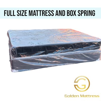 NEW Mattress Full Size With Box Spring // $179 - Full size regular 

9” thick 

Mattress and box - 2Pc