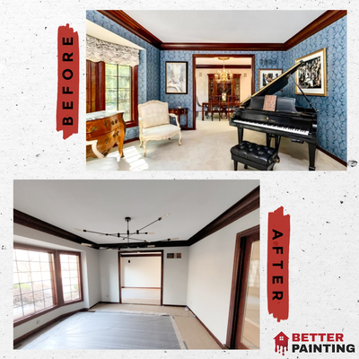 Wallpaper Removal - We’ve gotten many calls from customers who quickly realize they’ve bitten off more than they can chew while attempting to remove wallpaper themselves. Let us take care of it for you! Transform your home today! Wallpaper Removal - We’ve gotten many calls from customers who quickly realize they’ve bitten off more than they can chew while attempting to remove wallpaper themselves. Let us take care of it for you! Transform your home today!