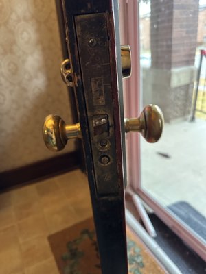 New house, New Deadbolts - This customer bought a house from 1912 and they didn't have any keys for it! Not to worry, I got all the locks re-keyed, and new codes for all the Schlage deadbolts so no one else can get in! I also added a couple deadbolts to the walk out basement, and fixed one of the doors that was jammed shut with a slide lock! New house, New Deadbolts - This customer bought a house from 1912 and they didn't have any keys for it! Not to worry, I got all the locks re-keyed, and new codes for all the Schlage deadbolts so no one else can get in! I also added a couple deadbolts to the walk out basement, and fixed one of the doors that was jammed shut with a slide lock!