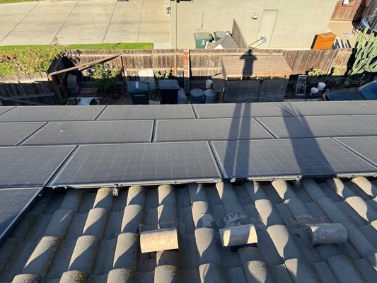 Solar Panel Clean 9/17 - Cleaning done on solar panels that had not had a good clean since they were installed. Solar Panel Clean 9/17 - Cleaning done on solar panels that had not had a good clean since they were installed.