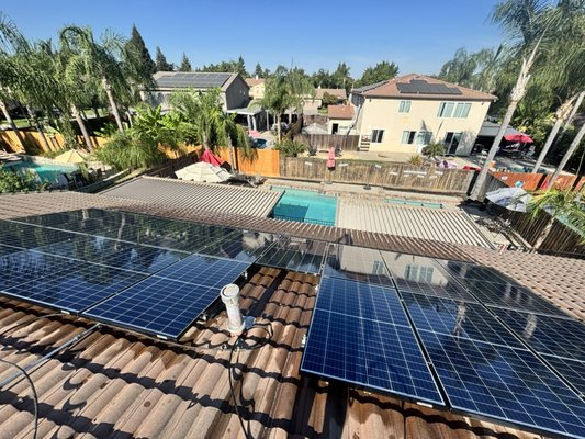 Solar panel cleaning - Another solar cleaning 🫧🧼