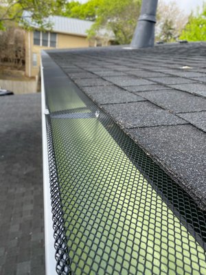 Leaf Guard Installation - We offer a variety of different style leaf guards. Each style has benefits that are designed for different applications. Does your home have a metal roof? Is the home placed in a heavily treed area? Are you looking for a low maintenance option to keep from having to clean out your gutters? We have the solution for you!