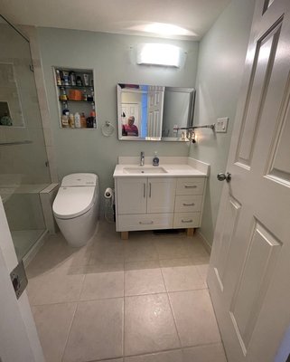 Accessible Bathroom - The client wanted an accessible bathroom that improved safety and comfort without sacrificing style. By collaborating closely with them, the renovation delivered a well-designed space that supports independence, functionality, and long-term usability.