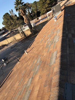 Shingle Roof Installation - Tear off existing shingles and reroof with new 15 pound underpayment and new 30 year 110 MPH wind rated lifetime warranty dimensional shingles.