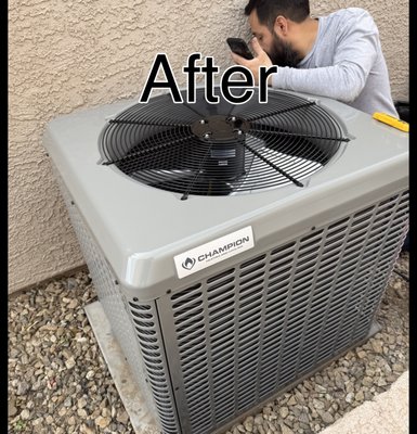 AC Unit Install - We were contacted by a customer asking to replace their old unit. We found the right replacement and able to replace it in a few hours. AC Unit Install - We were contacted by a customer asking to replace their old unit. We found the right replacement and able to replace it in a few hours.